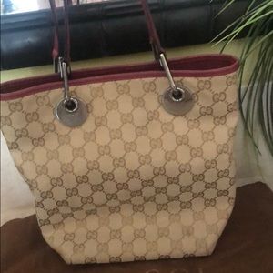 Gucci GG Monogram Eclipse Bucket Tote